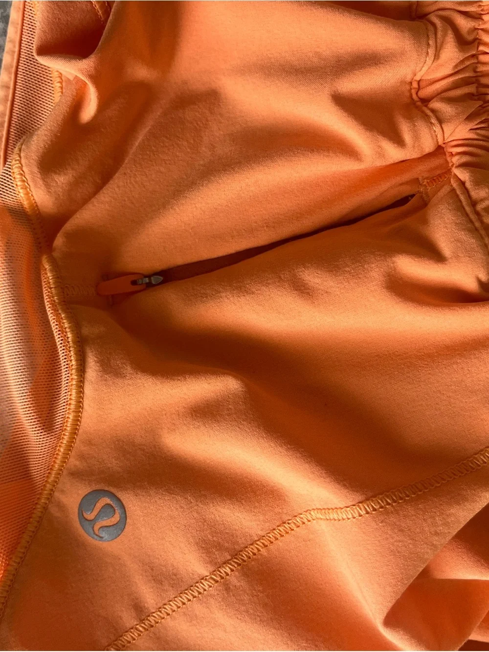 lululemon athletica Bright Orange Women's Running Shorts